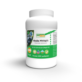 Файв МУЛЬТІ NPK 20-20-20 + 6CaO + 3MgO + TE 5кг